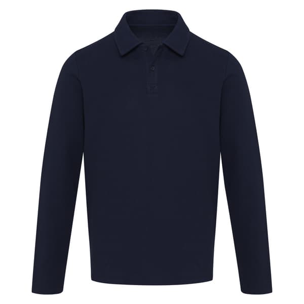 Elevate Unisex Vuxen Apollo Långärmad Pikétröja M Marinblå Navy M