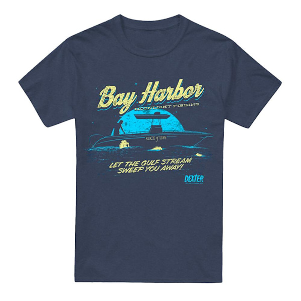 Dexter Unisex Vuxen Moonlight Fiske T-Shirt M Marinblå Navy M
