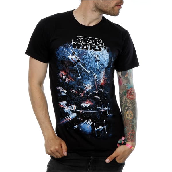 Star Wars Herr Universe Battle T-Shirt XL Svart Black XL