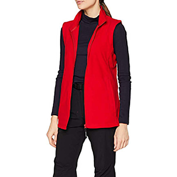 Regatta Dam/Kvinnor Micro Fleece Bodywarmer / Gilet 10 Classi Classic Red 10