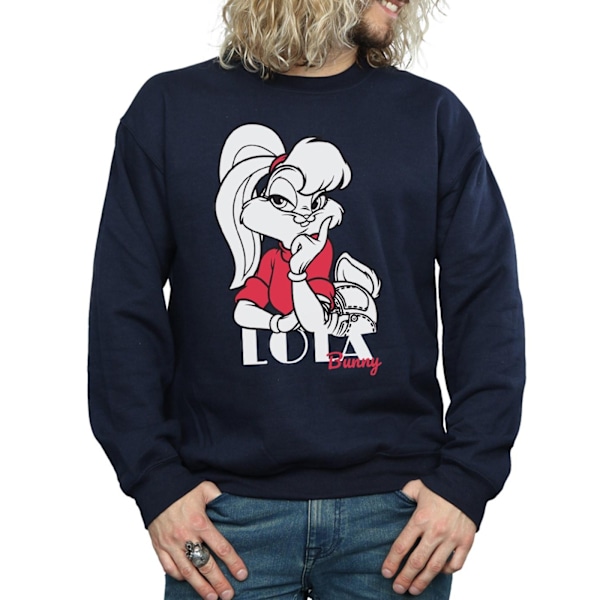 Looney Tunes Klassisk Lola Bunny Sweatshirt XL Marinblå Navy Blue XL