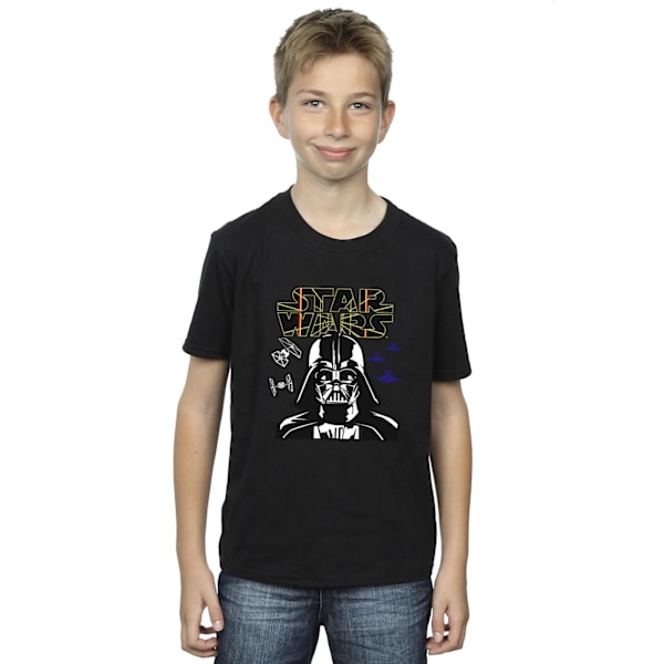 Star Wars Boys Darth Vader Comp Logo T-shirt 12-13 år Svart Black 12-13 Years