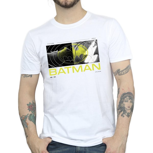 DC Comics herr The Flash Batman Future To Past T-shirt XXL vit White XXL