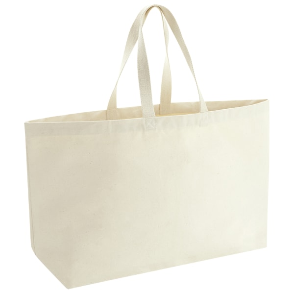Westford Mill Canvas Oversized Tote Bag One Size Natural Natural One Size