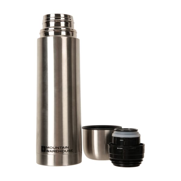 Mountain Warehouse Logotyp Rostfri Stål 500ml Flaska One Size Si Silver One Size