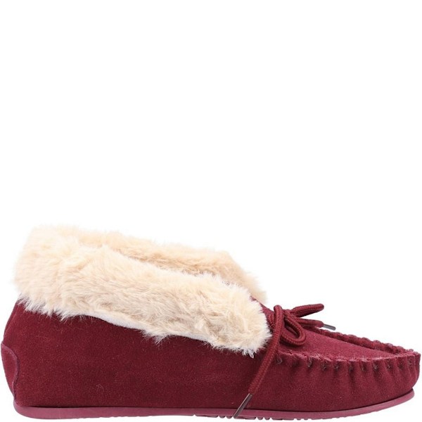 Hush Puppies Dam/Dam Philippa Tofflor 6 UK Burgundy Burgundy 6 UK