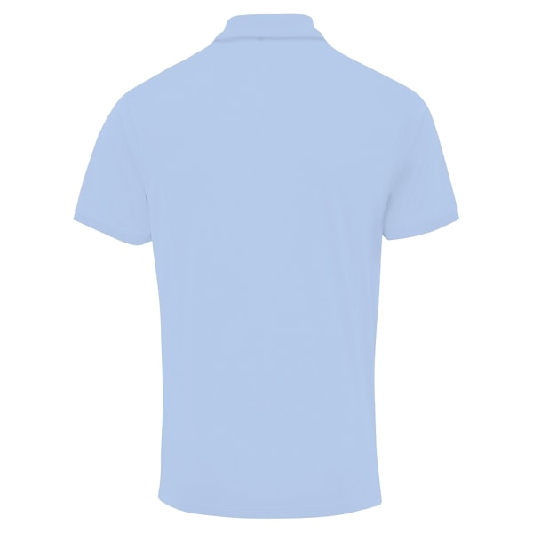 Premier Mens Coolchecker Pique Kortärmad Poloskjorta 2XL Lig Light Blue 2XL