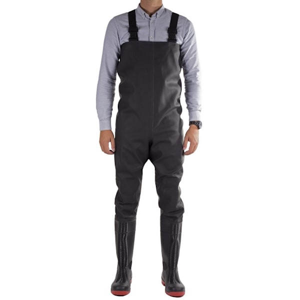 Amblers Safety Unisex Danube Chest Safety Wader 10 UK Svart/Röd Black/Red 10 UK