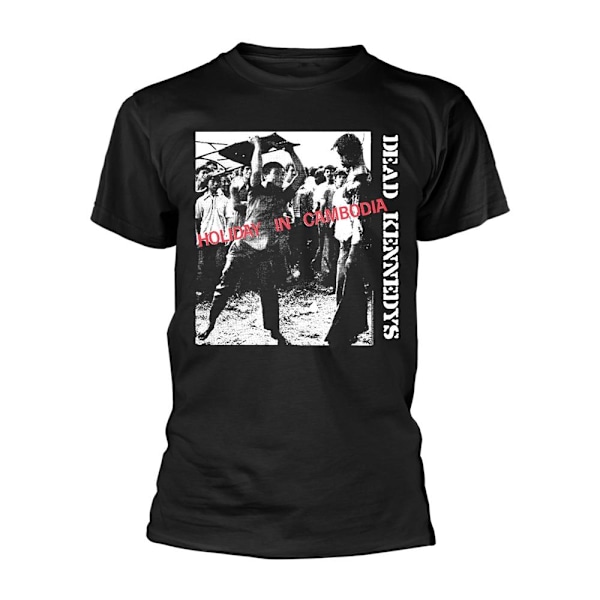 Dead Kennedys Unisex Adult Holiday In Cambodia T-Shirt S Svart Black S