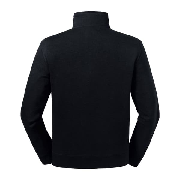 Russell Herr Authentic Quarter Zip Sweatshirt M Svart Black M