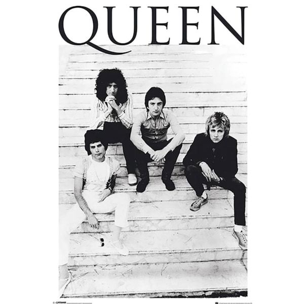 Queen Brazil 81 Poster One Size Svart/Vit Black/White One Size