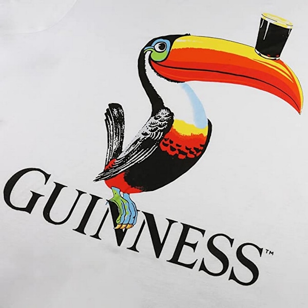 Guinness Toucan bomull T-shirt S vit White S