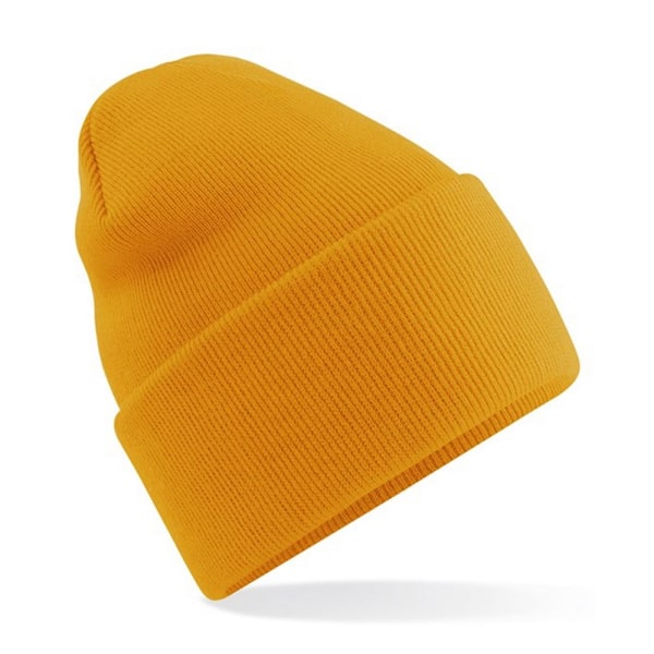 Beechfield Unisex Original Turned Up Cuff Beanie One Size Mustard One Size