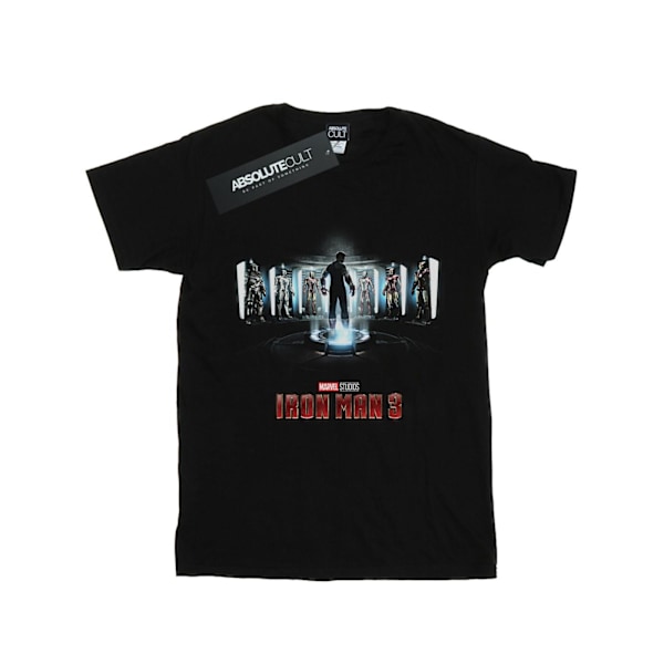 Marvel Studios Iron Man 3 Poster T-shirt XL Svart Black XL
