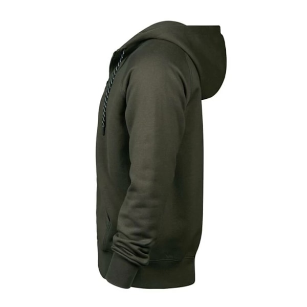 Tee Jays Herr Fashion Dragkedja Huvtröja L Mörkgrön Deep Green L
