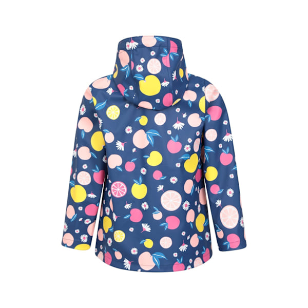 Mountain Warehouse Barnjacka och byxor för barn/barn Raindrop Vattentät Pink/Blue 7-8 Years