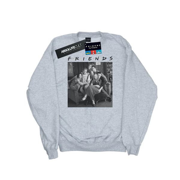 Friends Herr Svartvit Foto Sweatshirt M Sports Grå Sports Grey M