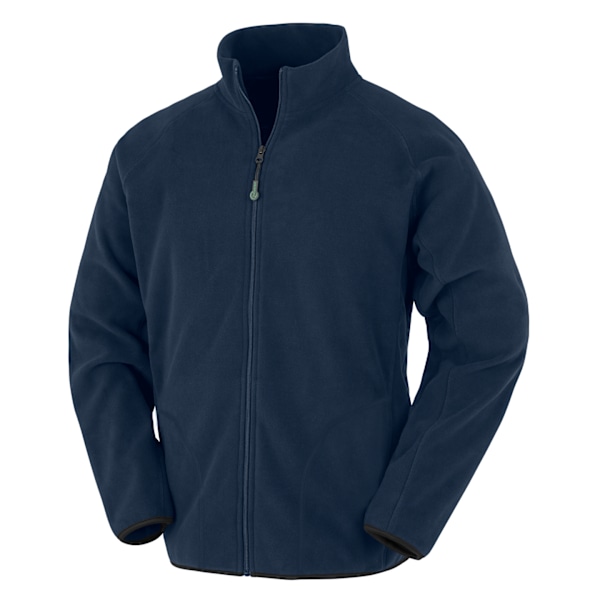 Result Äkta Återvunnen Unisex Vuxen Fleecejacka XS Marinblå Navy XS