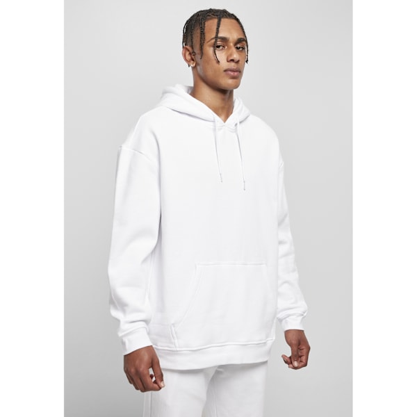 Build Your Brand Basic Oversized Hoodie för Män 4XL Vit White 4XL