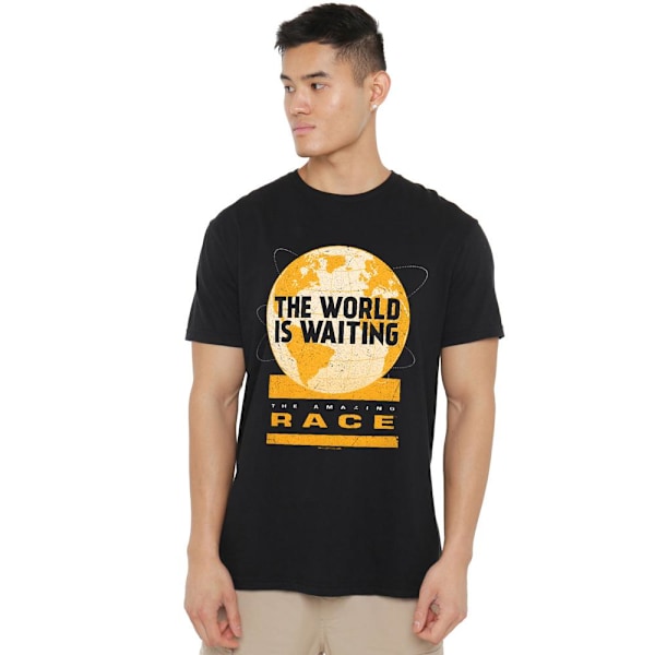 The Amazing Race Herr Väntande Värld T-Shirt 4XL Svart Black 4XL