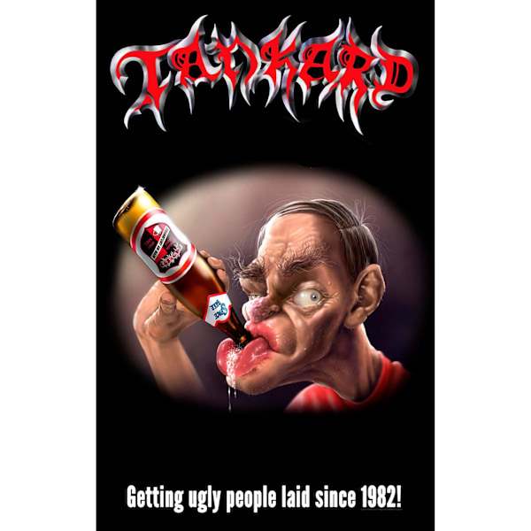Tankard The Drunkard Textil Affisch 106cm x 70cm Flerfärgad Multicoloured 106cm x 70cm