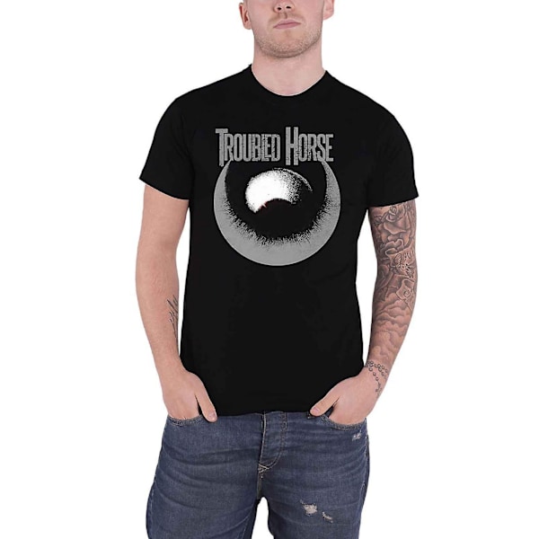 Troubled Horse Unisex Vuxen Logo T-Shirt S Svart Black S