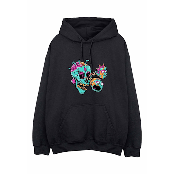 Rick And Morty Unisex Vuxen Ögonboll Dödskalle Pullover Hoodie 3XL B Black 3XL