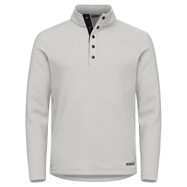 Cutter & Buck Hunts Point Fleece Tröja Herr XL Silver Silver XL