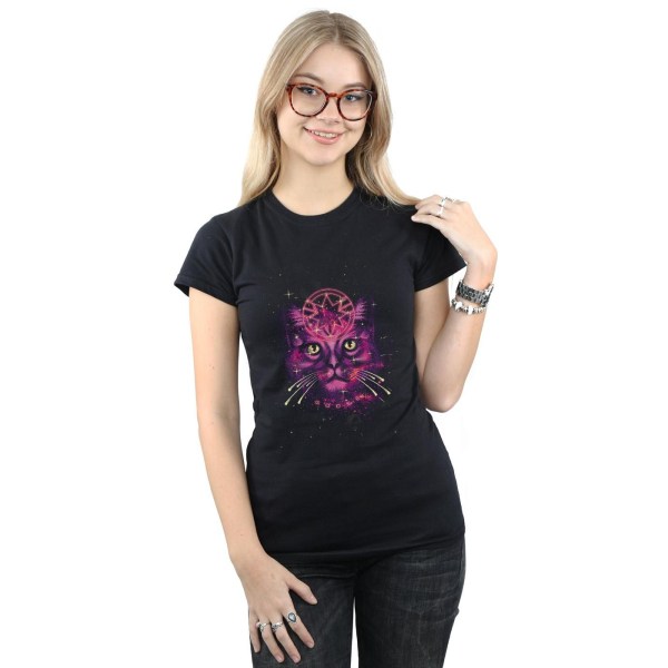 Marvel Womens/Ladies Captain Marvel Neon Goose Bomull T-shirt X Black XL