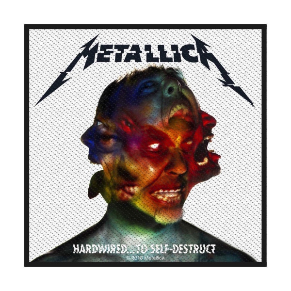 Metallica Hardwired to Self Destruct Standard Patch One Size Mu Multicoloured One Size