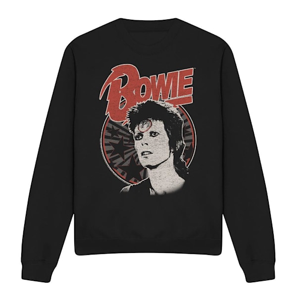 David Bowie Unisex Vuxen Space Oddity Sweatshirt S Svart Black S
