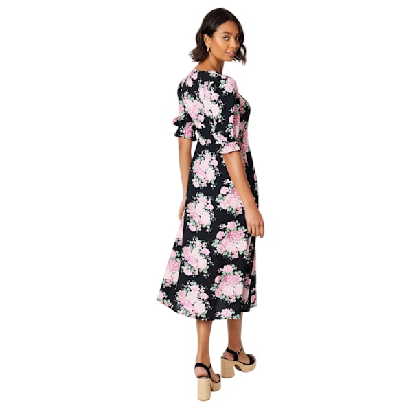 Dorothy Perkins Klänning med Blommönster för Kvinnor/Dam Storlek 12 UK Svart Black 12 UK