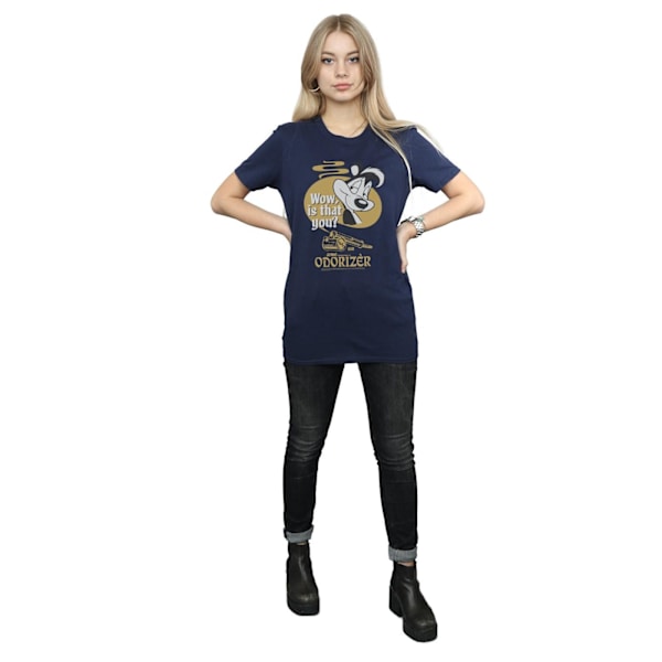 Looney Tunes Dam/Damer Pepe Le Pew Odorizer Bomull Pojkvän Navy Blue M
