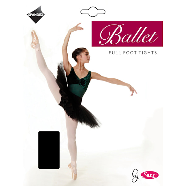 Silky Girls Dance Ballet Strumpbyxor Hel Fot (1 Par) 11-13 År Black 11-13 Years