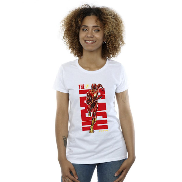 DC Comics Dam/Kvinnor The Flash Dash Bomull T-shirt S Vit White S