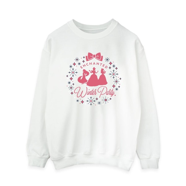 Disney Dam/Dam Princess Vinterfest Sweatshirt XXL Vit White XXL