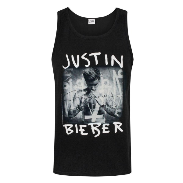 Justin Bieber Official Mens Purpose Vest XL Svart Black XL