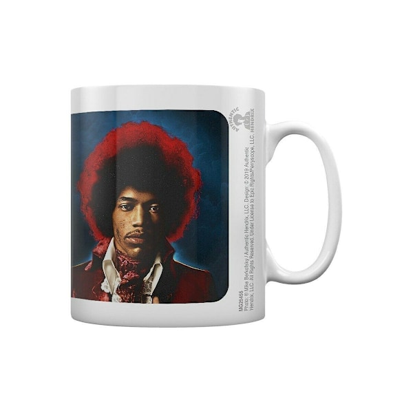 Jimi Hendrix Both Sides Of The Sky Mug En Storlek Röd/Blå/Vit Red/Blue/White One Size