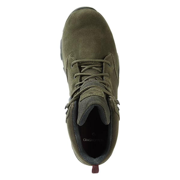 Craghoppers Salado mockaskiner i mockaskinn för män, 8 UK, khakigrön Khaki Green 8 UK