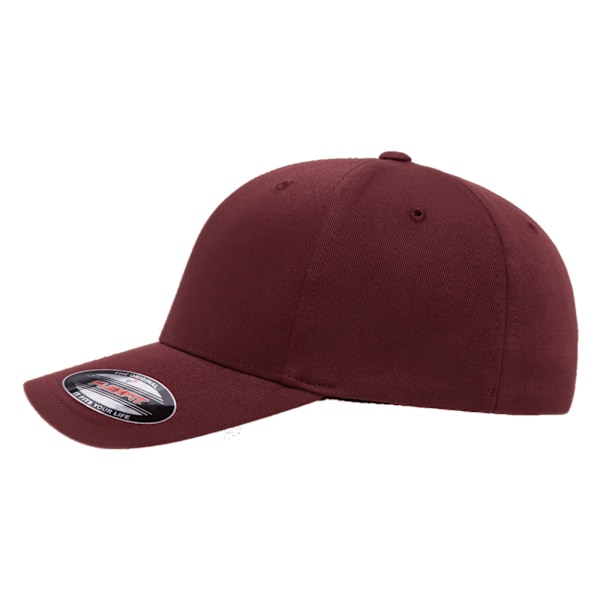 Yupoong Flexfit Fitted Baseball Cap (2-pack) LXL Maroon Maroon LXL