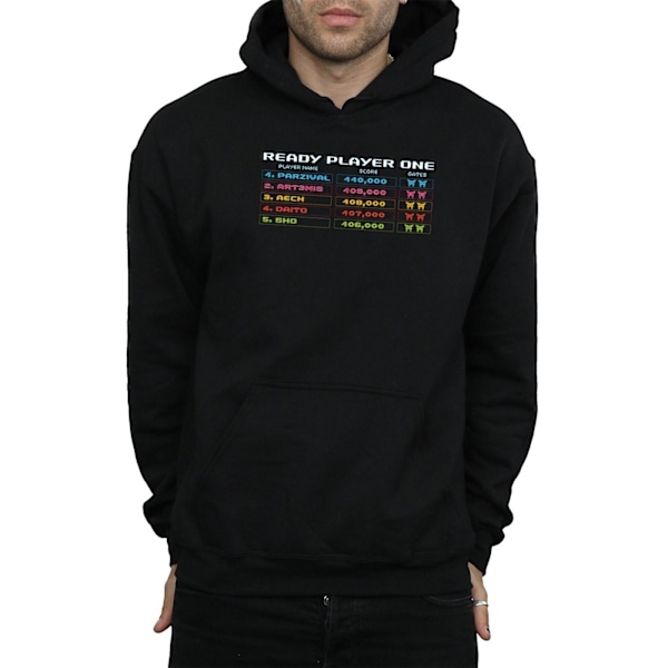 Ready Player One Herr 8-Bit Scoreboard Hoodie M Svart Black M