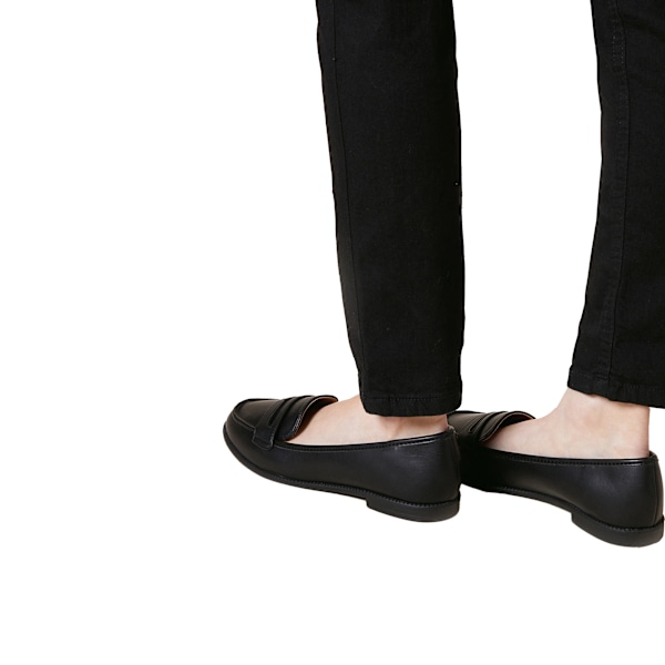 Dorothy Perkins Dam/Damskor Lara Penny Wide Loafers 4 UK Svart Black 4 UK