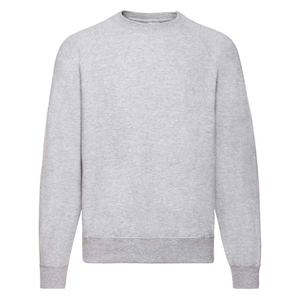Fruit of the Loom Classic Sweatshirt för män 4XL Gråmelerad Grey Heather 4XL