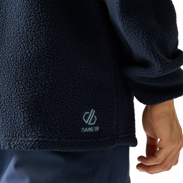 Dare 2B Herr Twin Tip Snap Fleecetopp L Marinblå Navy L