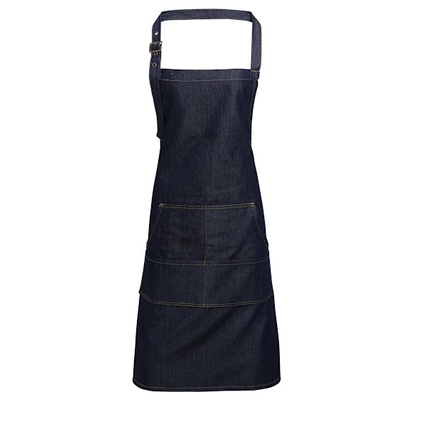 Premier Unisex Vuxen Twill Full Apron One Size Indigo Denim Indigo Denim One Size