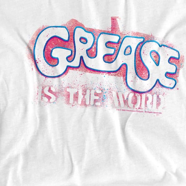 Grease Herr Grease Is The Word T-Shirt M Vit White M
