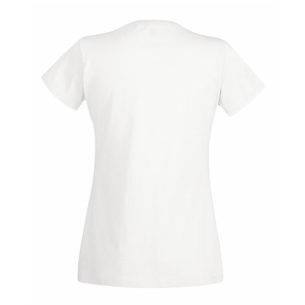 Womens/Ladies Value Fitted Short Sleeve Casual T-Shirt X Small Snow X Small