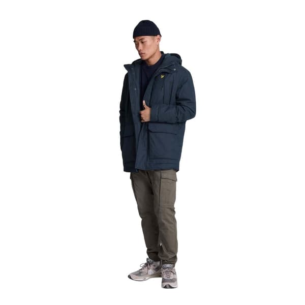 Lyle & Scott Herr Parka 2.0 Microfleece Jacka S Blå Blue S