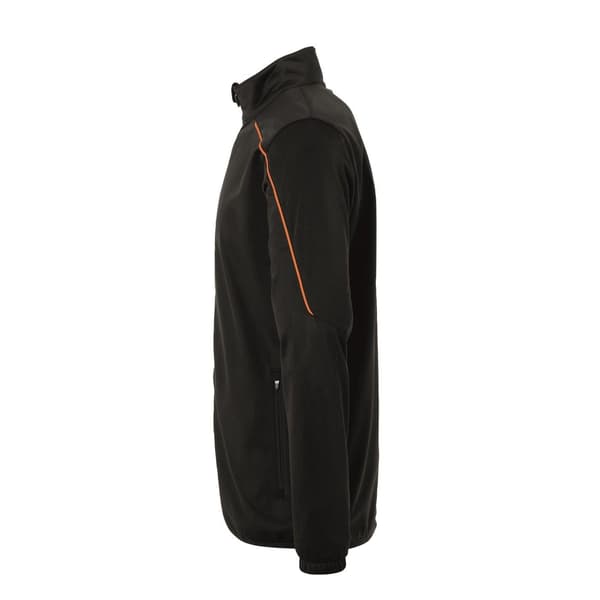 UHL Sport Herr Mock Neck Långärmad Performance Jacka S Svart Black/Orange S