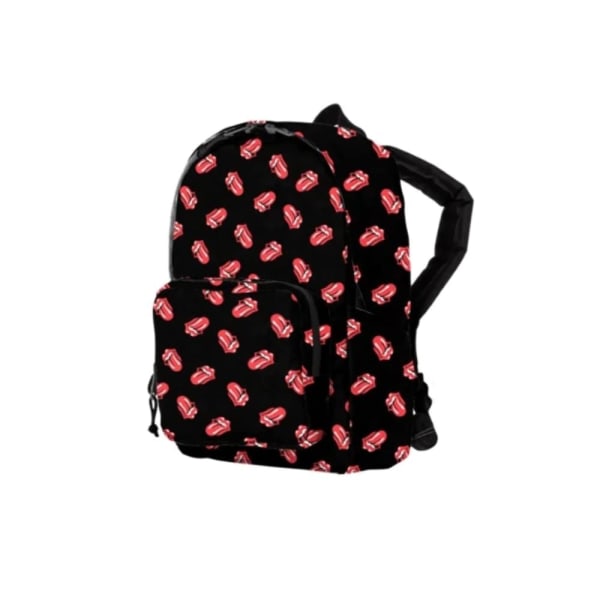 RockSax The Rolling Stones All-Over Print Mini Backpack One Siz Black/Red One Size